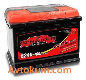 Купити авто акумулятор Sznajder Plus 62 R+ 56259 Київ, Україна