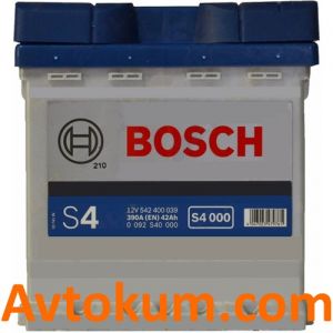 Купити авто акумулятор Bosch s4 6СТ-44 R+ Євро: Київ, Україна