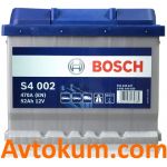 Акумулятор Bosch S4 6СТ-52 R+ 0092S40020