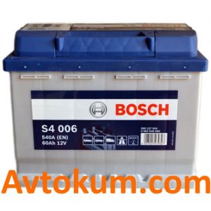Купити авто акумулятор Bosch s4 6СТ-60 L+: Київ, Україна