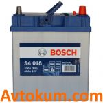 Акумулятор Bosch S4 6СТ-40 R+ Azia 0092S40180+тонка клемма