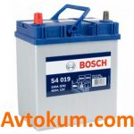 Акумулятор Bosch S4 6СТ-40 L+ Azia 0092S40190+тонка клемма