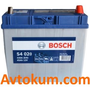 Купити авто акумулятор Bosch s4 6СТ-45 R+ Євро: Київ, Україна