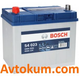 Купити авто акумулятор Bosch s4 6СТ-45 L+ Київ, Україна