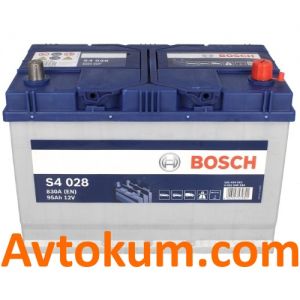 Купити авто акумулятор Bosch s4 6СТ-95 R+ Azia: Київ, Україна