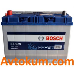 Купити авто акумулятор Bosch s4 6СТ-95 L+Azia Київ, Україна