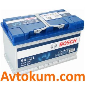 Купити авто акумулятор Bosch EFB 6СТ-80 R+ Євро: Київ, Україна