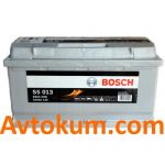 Акумулятор Bosch S5 6СТ-100 R+ 0092S50130