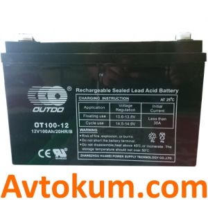 Купити тяговий промисловий акумулятор Outdo 100 L+ Київ, Україна