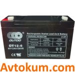 Тяговий акумулятор Outdo 12 L+ 6V