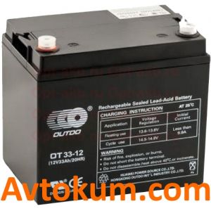 Купити промисловий акумулятор Outdo 33 L+ Київ, Україна