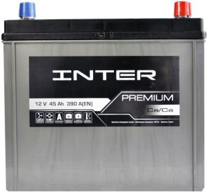 Купити авто акумулятор INTER PREMIUM 6CT-45 R+ Азия Київ, Україна