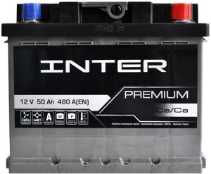 Купити авто акумулятор INTER PREMIUM 50 R+ Київ, Україна