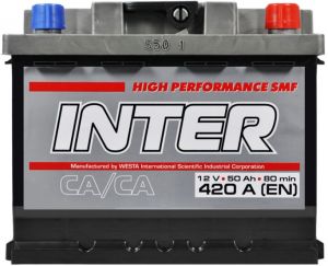 Купити авто акумулятор INTER Standart 50 R+ Київ, Україна