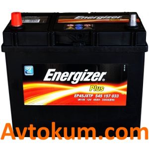 Купити авто акумулятор Energizer Plus 45 L+ EP45JXTP тонка клема Київ, Україна