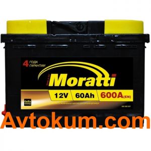 Купити авто акумулятор Moratti kamina 6СТ-60-А3 L+ 560 065 057 Київ, Україна