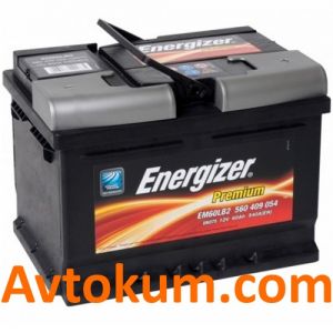 Купити автомобільний акумулятор Energizer Premium 60 R+ EM03LB Київ, Україна