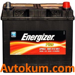 Купити авто акумулятор Energizer Plus 60 R+ EP60J Київ, Україна