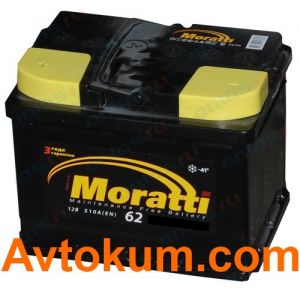 Купити авто акумулятор Moratti kamina 6СТ-62-А3E R+ 562 059 059 Київ, Україна