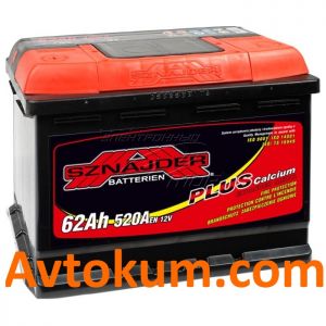 Купити авто акумулятор Sznajder Plus 62 R+ 562 95 Київ, Україна