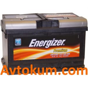 Купити авто акумулятор Energizer Premium 72 R+ EM72LB Київ, Україна