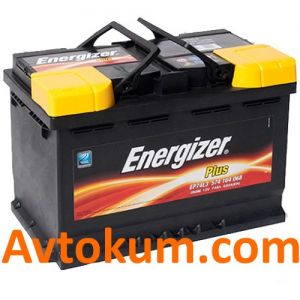 Купити авто акумулятор Energizer Plus 74 R+ EP74L3 Київ, Україна