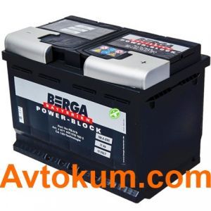 Купити авто акумулятор Berga 77 R+ Київ, Україна