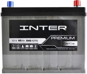 Купити авто акумулятор INTER PREMIUM 6CT-60 R+ Азия Київ, Україна