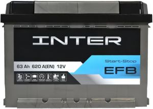 Купити авто акумулятор INTER  EFB 63 L+ Київ, Україна