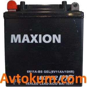 Купити акумулятор Maxion GEL moto 3СТ-11Аc Київ, Україна