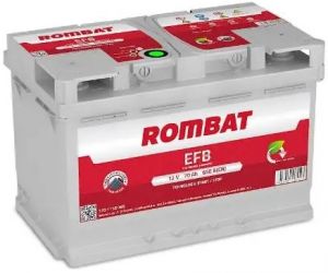 Купити авто акумулятор Rombat 6СТ-70 R+ EFB Stop & Go Київ, Україна