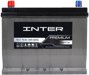 Купити авто акумулятор INTER PREMIUM 6CT-70 L+ Азия Київ, Україна