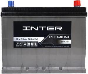 Купити авто акумулятор INTER PREMIUM 6CT-70 R+ Азия Київ, Україна