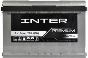 Купити авто акумулятор INTER PREMIUM 74 R+ Київ, Україна
