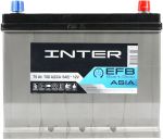 Акумулятор INTER  EFB 75 R+ Азия