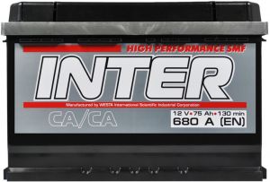 Купити авто акумулятор INTER Standart 75 R+ Київ, Україна