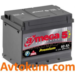 Купити авто акумулятор A-mega 6СТ-60-А3E R+ Київ, Україна
