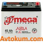 Акумулятор A-mega Premium (Азія) 6СТ-45-А3E R+