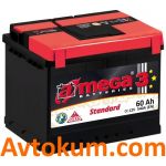 Акумулятор A-mega Standart 6СТ-60-А3 L+