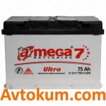 Акумулятор A-mega Ultra 6СТ-75-А3E R+