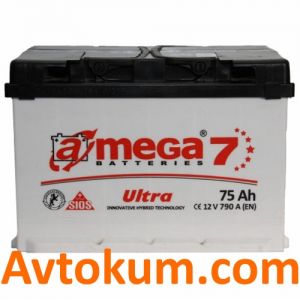 Купити авто акумулятор A-mega Ultra 6СТ-75-А3 L+ Київ, Україна
