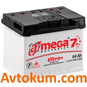 Купити авто акумулятор A-mega Ultra Plus 6СТ-64-А3 Київ, Україна