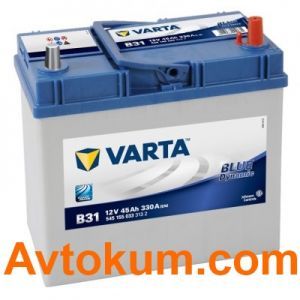 Купити авто акумулятор Varta Blue Dynamic B31. 45 АЧ R+ Київ, Україна