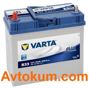 Купити авто акумулятор Varta Blue Dynamic B33. 45 АЧ L+ Київ, Україна