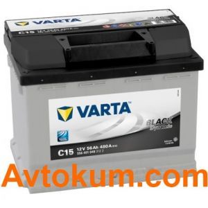 Купити авто акумулятор Varta Black Dynamic C15. 56 АЧ L+ Київ, Україна
