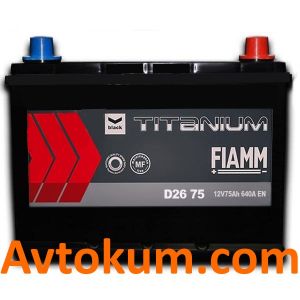 Купити авто акумулятор Fiamm Titanium pro black 6СТ-75 R Київ, Україна