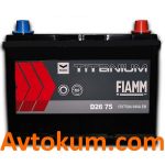 Акумулятор Fiamm Titanium pro black 6СТ-75 R+Azia