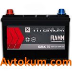 Акумулятор Fiamm Titanium pro black 6СТ-75 L+Azia