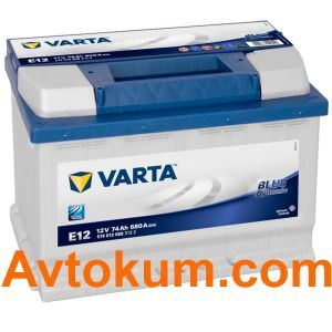 Купити авто акумулятор Varta Blue Dynamic E12. 74 АЧ L+ Київ, Україна