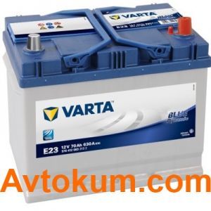 Купити авто акумулятор Varta Blue Dynamic E23. 70 АЧ R+ Київ, Україна